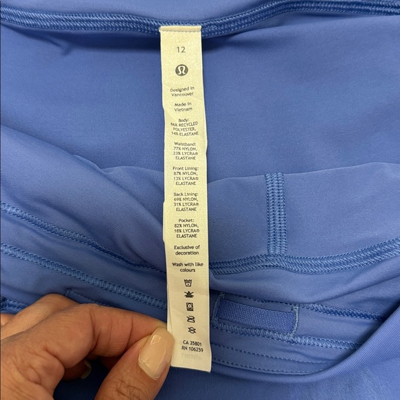 Lululemon Athletica Light Blue Skirt - Picture 2 of 3